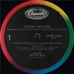 Melba Moore - I Can't Believe It (It's Over) mp3 download
